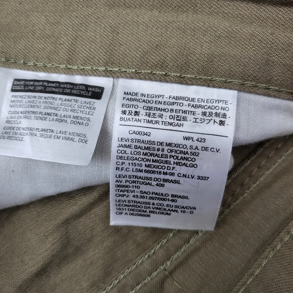 Levi's Jeans 505 Tan Regular Fit Stretch 34 x 30